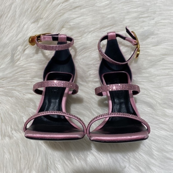 Versace Crystal Embellished ankle strap‎ sandal size 35EU - Picture 15 of 17